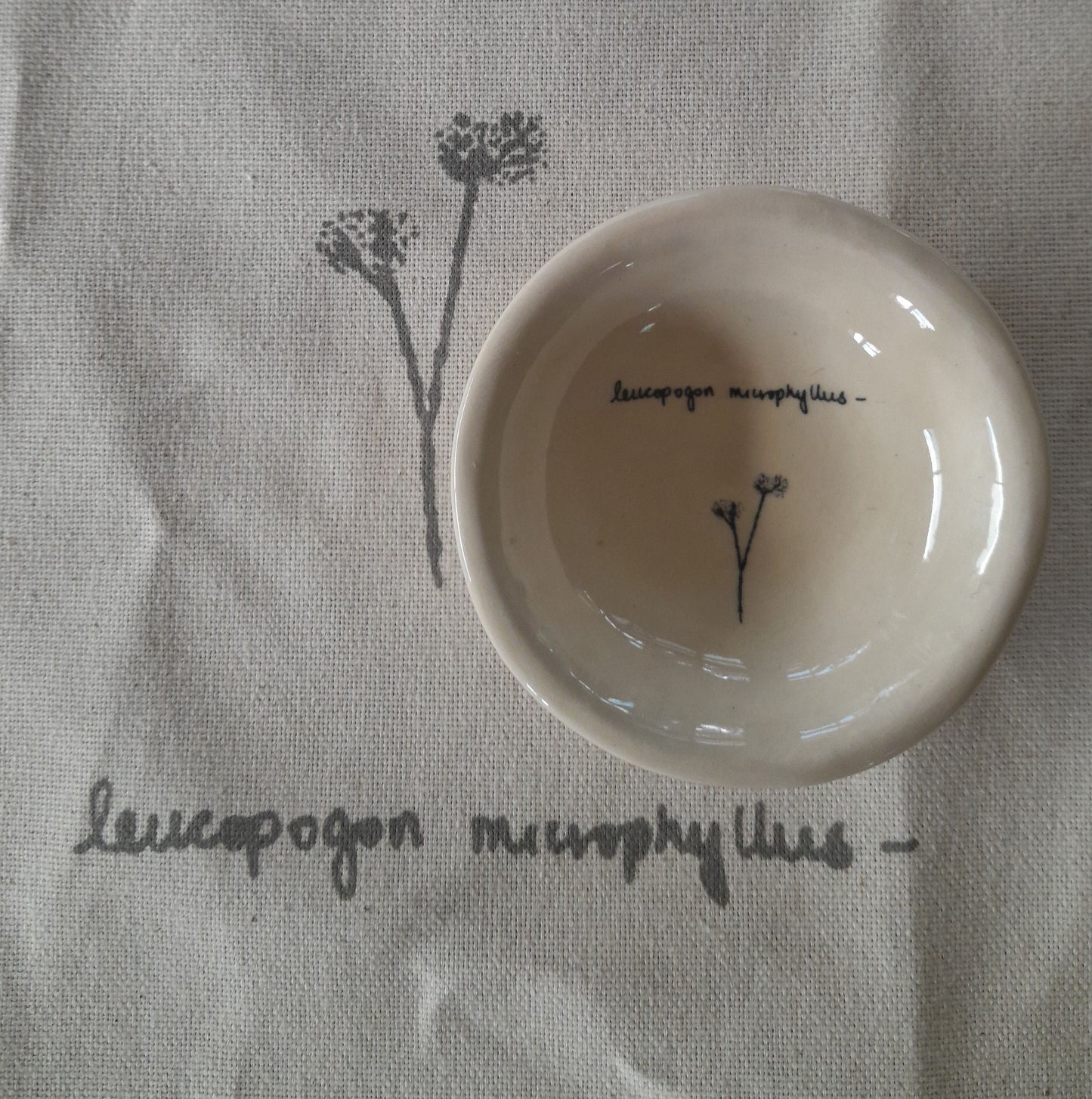 Floral Ring Dish - Leucopogon Microphyllus