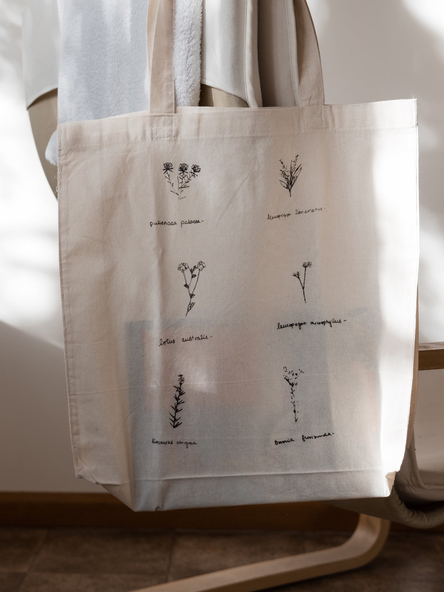 Australian Florals Organic Cotton Tote Bag